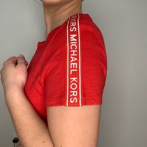Red Michael Kors T-shirt